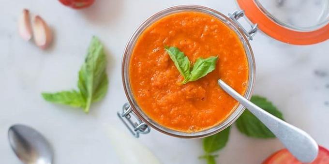 saus tomat dengan jeruk