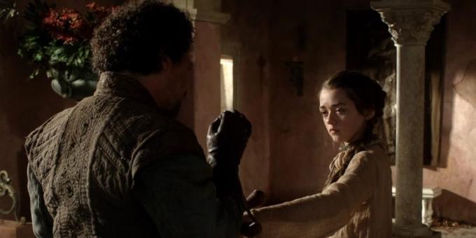 pahlawan "Game of Thrones": Arya Stark, dan Trout Sirio