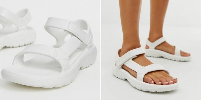 Sepatu musim panas apa yang harus dibeli: sandal Teva