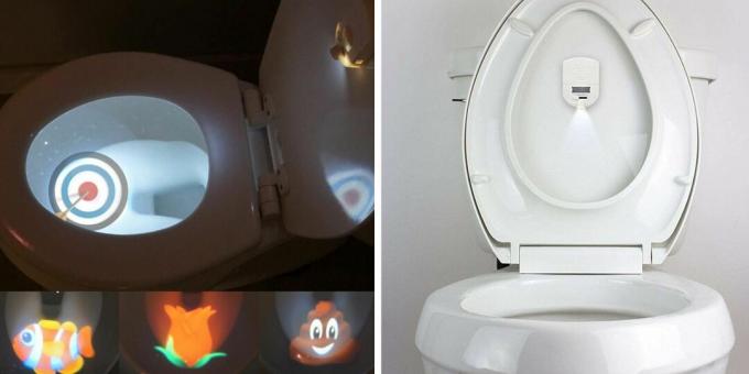 gadget yang tidak biasa: lampu toilet
