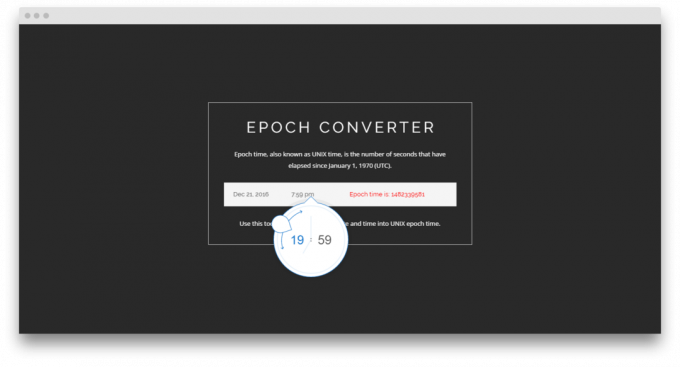 unix-time: Epoch Converter