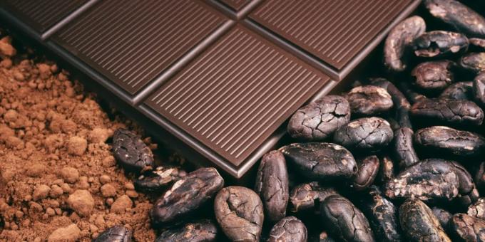 Kakao dan cokelat gelap dengan penuaan