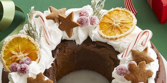 hidangan Natal: Cupcake "Snowy Wreath"