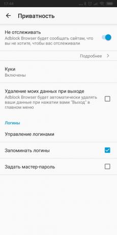 Browser pribadi untuk Android: Adblock Browser