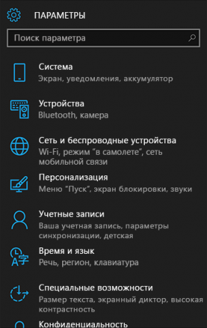 10 Windows Mobile: menu pengaturan