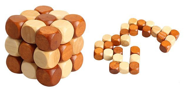 teka-teki kubus kayu