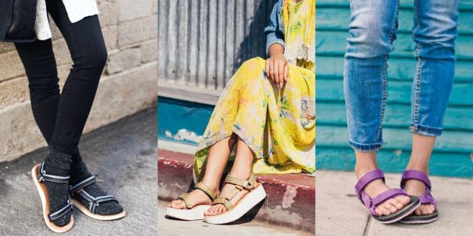 Sepatu Wanita: Sandal Teva gaya