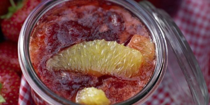 Selai stroberi: Jam dari stroberi dan jeruk