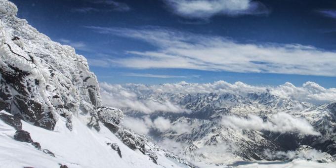 tempat-tempat indah di Rusia. Elbrus