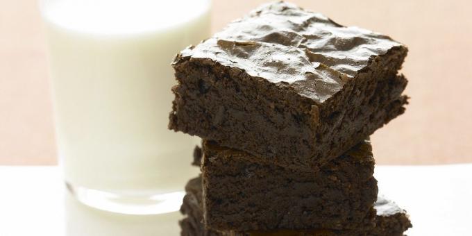 Resep terbaik dengan jahe: brownies jahe-coklat