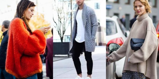 sweater modis dan cardigan, 2018-2019: ekstraoversayz