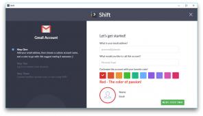 Shift - sebuah aplikasi yang memungkinkan Anda untuk beralih cepat antara beberapa akun Google