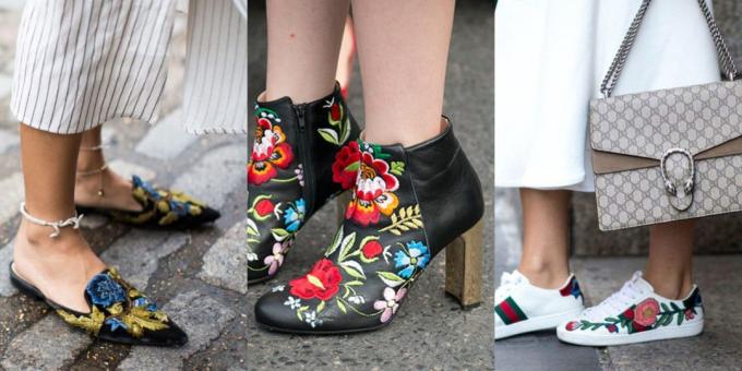 Sepatu Wanita: Sepatu dengan bordir