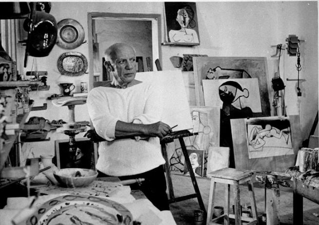 Pablo Picasso, pelukis Spanyol dan pematung