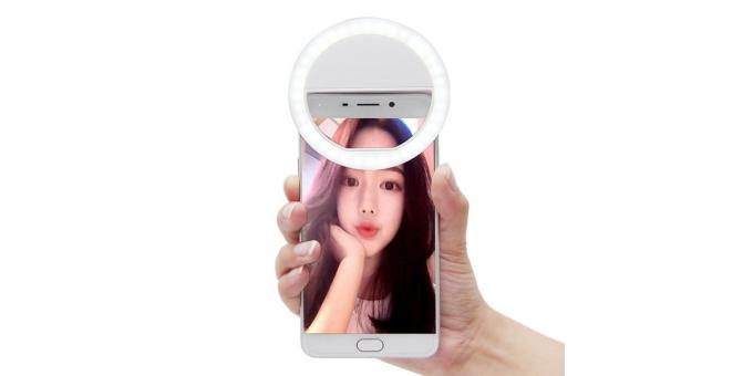LED selfie cincin