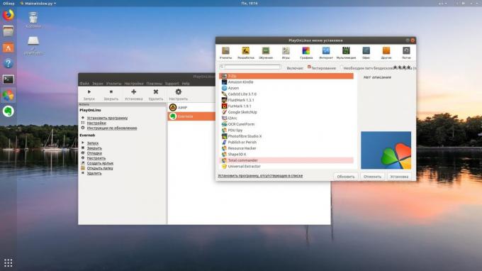 PlayOnLinux akan menginstal Windows-program pada Linux
