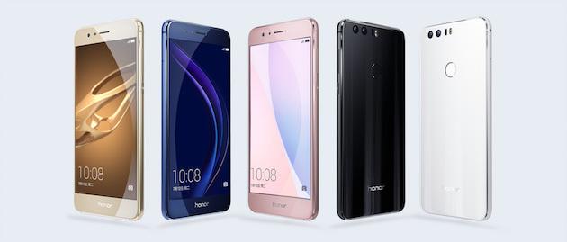 Huawei Honor 8: warna tubuh