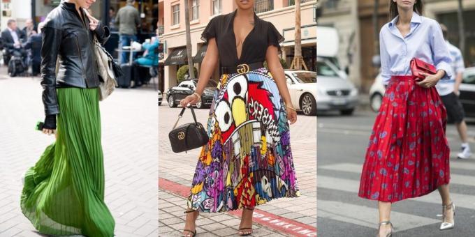 Mode lipit maxi skirt 2019