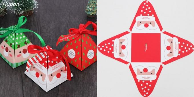 Gift Packaging: kotak segitiga kecil