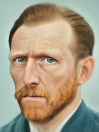 Foto Van Gogh dan Napoleon berkualitas tinggi: jaringan saraf memulihkan penampilan tokoh sejarah dari potret mereka