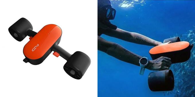 Produk untuk aktivitas luar ruangan di atas air: skuter bawah air