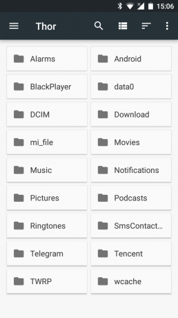 Android Nougat: Built-in file manager