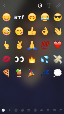 Menambahkan Emoji di Snapchat