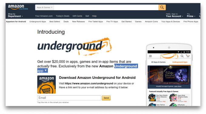 Amazon Underground aplikasi - aplikasi untuk android gratis