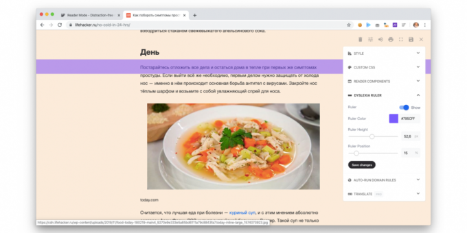 ekspansi Readermode menambahkan modus membaca penuh di Chrome 