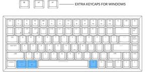 Hal hari: keyboard mekanik nirkabel dengan 18 jenis RGB-pencahayaan