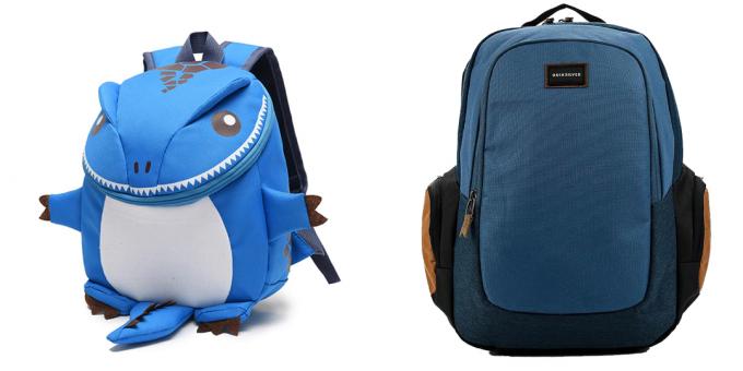 Curam hadiah anak pada 23 Februari: Backpack