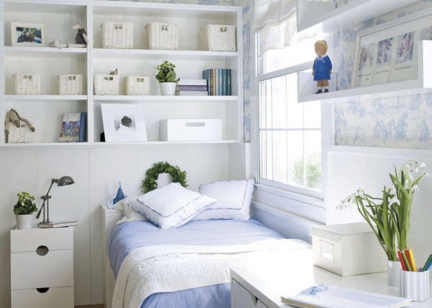 desain kamar tidur kecil: memilih gorden