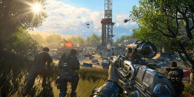 Permainan 2018 untuk komputer sederhana: Call of Duty: Black Ops 4