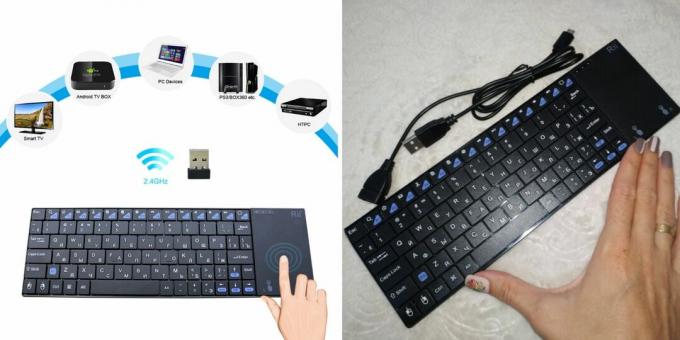 AliExpress Pengiriman Cepat: Keyboard Nirkabel dengan Touchpad