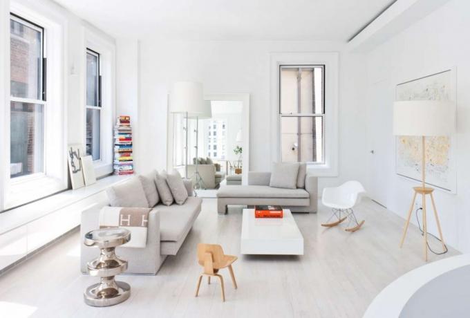 Desain apartemen studio: furniture