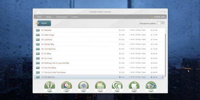 Audio Converter untuk Windows, MacOS dan Linux: Freemake Audio Converter