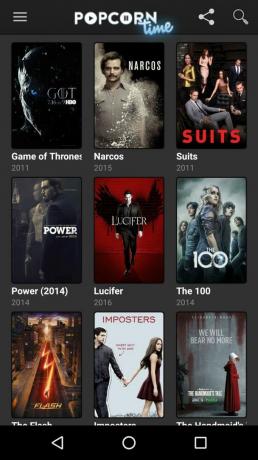 Aplikasi untuk film melihat Popcorn Waktu