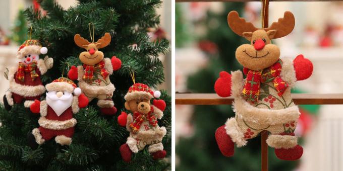 mainan Natal dengan AliExpress: angka pada pohon Natal