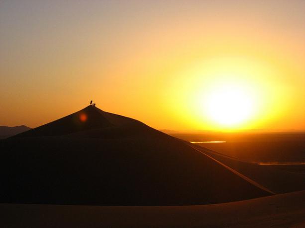 Sunset di Sahara