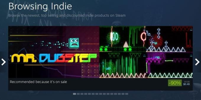 Ikuti indie-game dapat di Steam