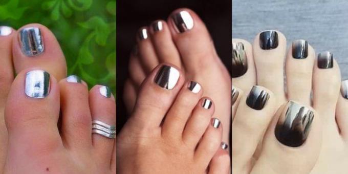 pedicure trendi 2018: Cermin