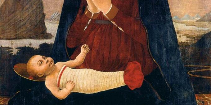 Anak-anak Abad Pertengahan: "Madonna and Child", Alesso Baldovinetti