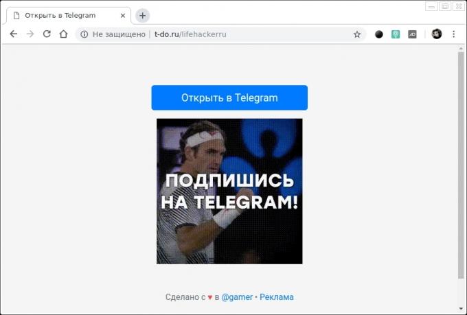 Referensi ke Telegram: Langganan!