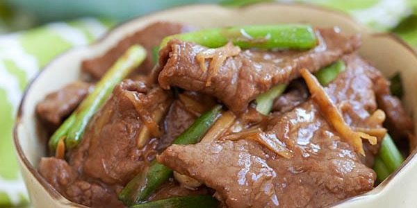 Atas dengan resep jahe: Beef dalam saus jahe