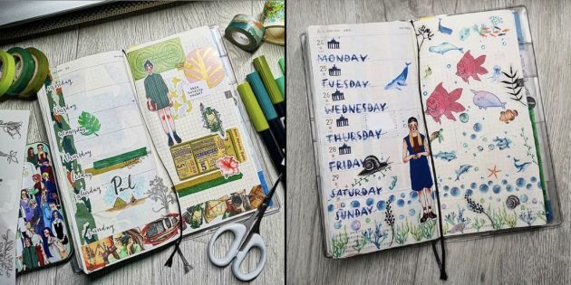 Collage diary