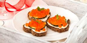 9 sandwich yang lezat dengan kaviar merah