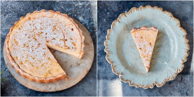 Lemon pie dengan ricotta dari Jamie Oliver
