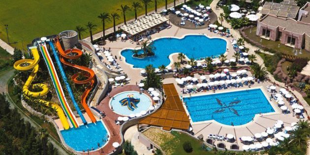 Hotel untuk keluarga dengan anak-anak: Blue Waters Club & Resort 5 * di Side, Turki