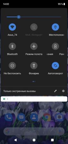 modus malam Pixel Launcher untuk Android