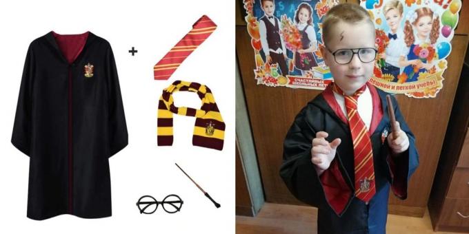 Tahun baru kostum untuk anak-anak: Harry Potter